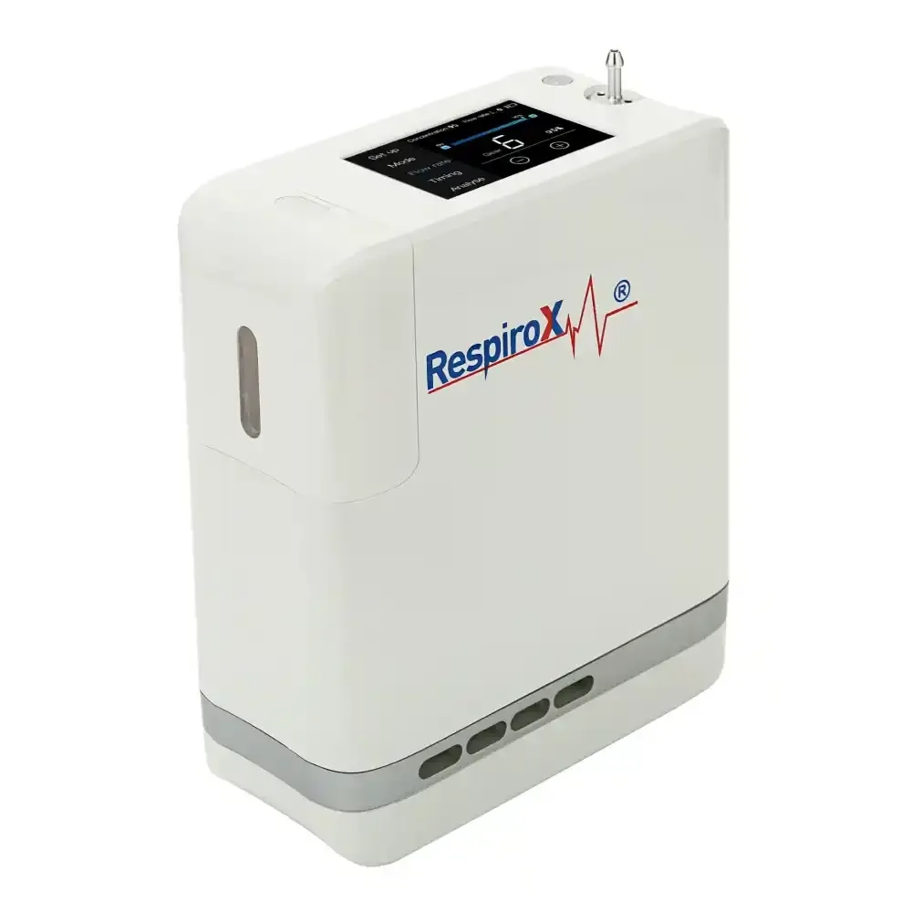 Respirox Taşınabilir Oksijen Konsantratörü | Tetiklemeli Modlu,Dokunmatik ve Çift Bataryalı JLO-190i